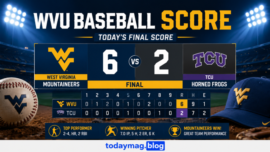 wvu baseball score
