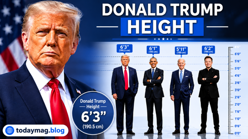 donald trump height