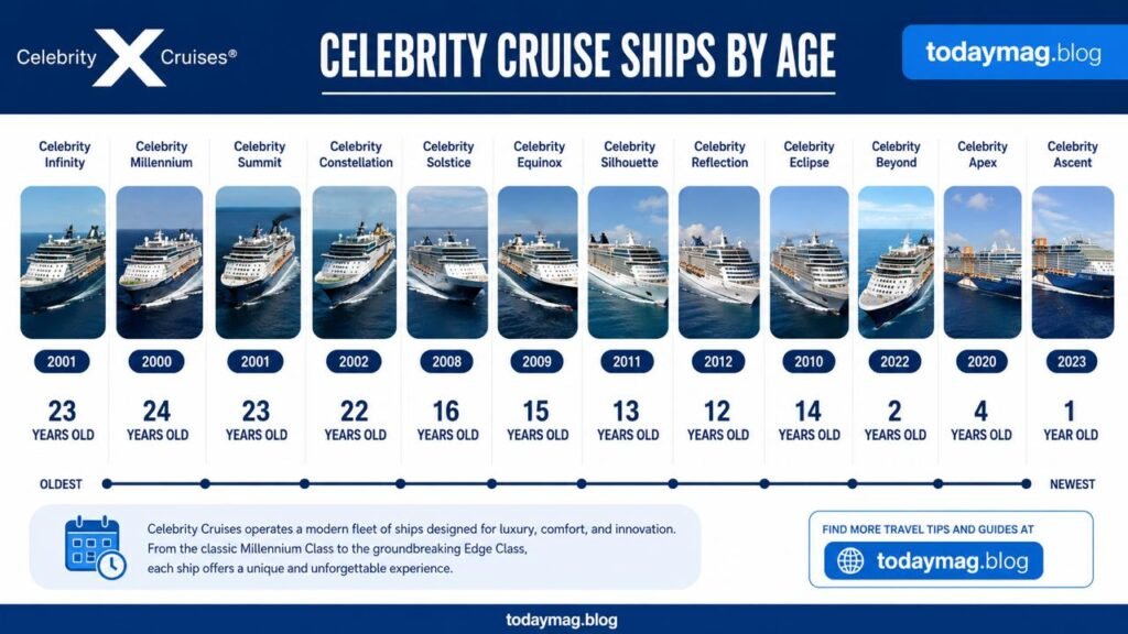 celebrity cruise ships by age