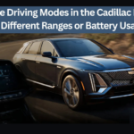 do the driving modes in cadillac lyriq offer different ranges or battery usages?